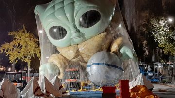 Fotos: vistazo previo a los balones gigantes del famoso desfile Macy’s Thanksgiving en Nueva York