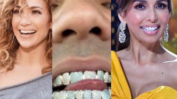Las sonrisas de Jennifer Lopez, Anuel AA y Giselle Blondet