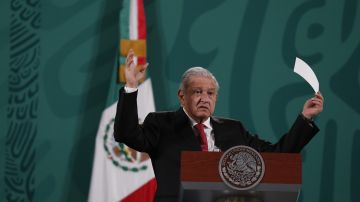 El presidente de México Andrés Manuel López Obrador.