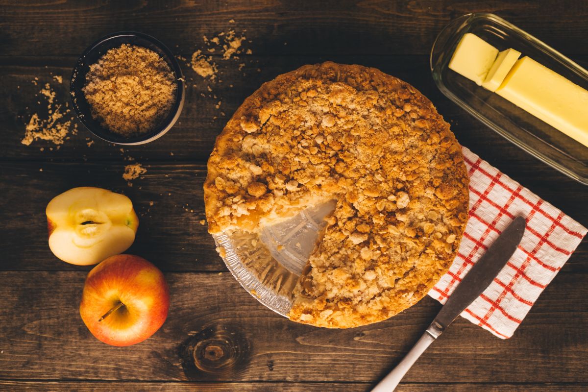 Apple pie-Gastronomic curiosities