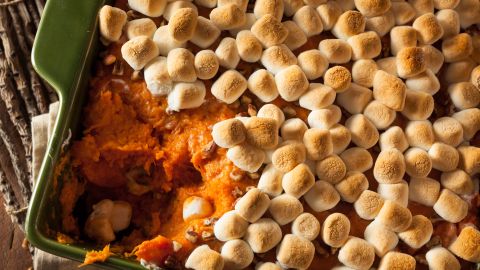 Homemade Sweet Potato Casserole for Thanksgiving