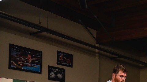 Canelo Alvarez Media Workout