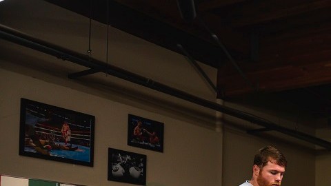 Canelo Alvarez Media Workout