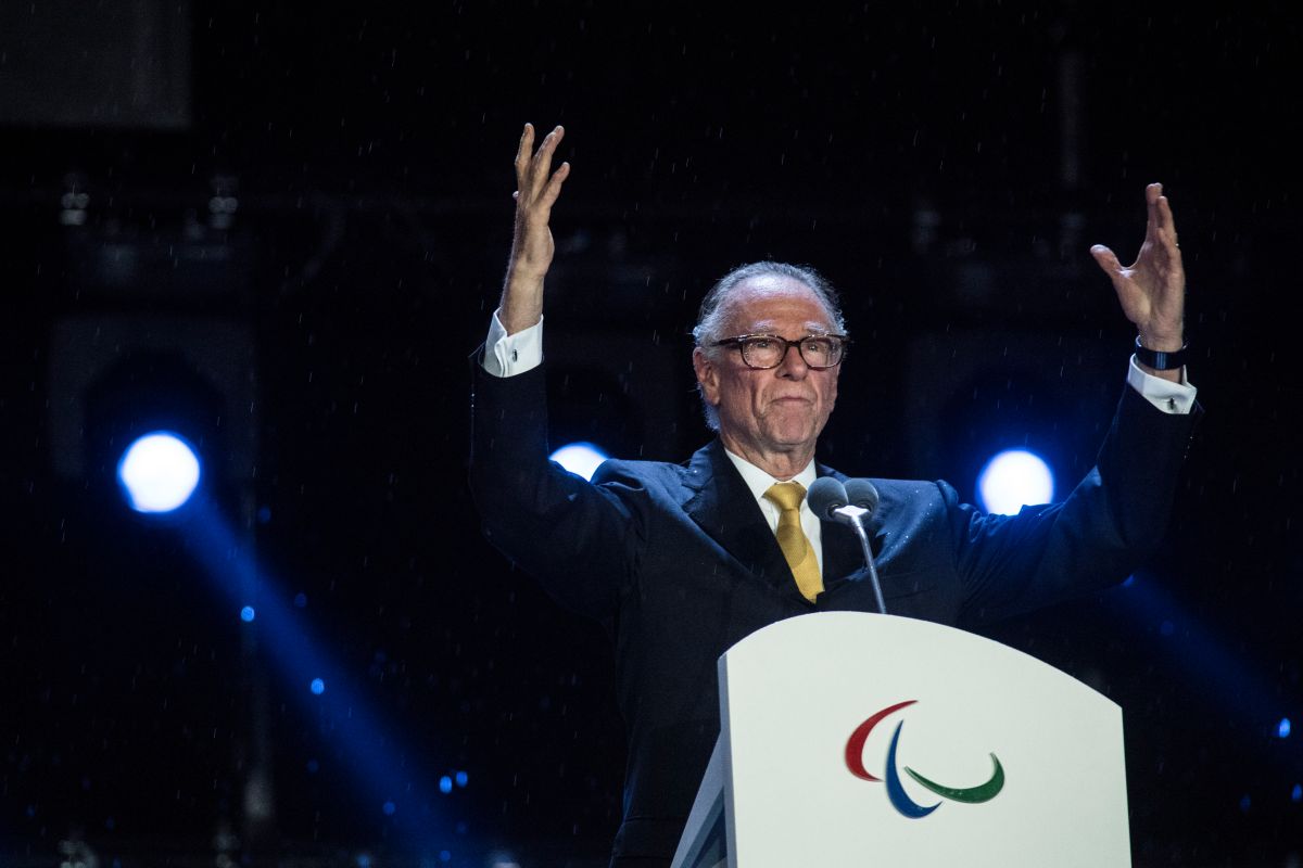 Carlos Arthur Nuzman se dirige a la audiencia durante la Ceremonia de Clausura de los Juegos Paralímpicos Rio 2016.