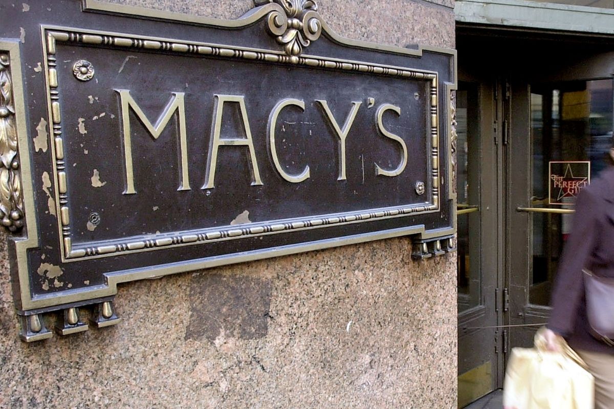 He steals a perfume at Macy’s and stabs an employee in the face when discovered