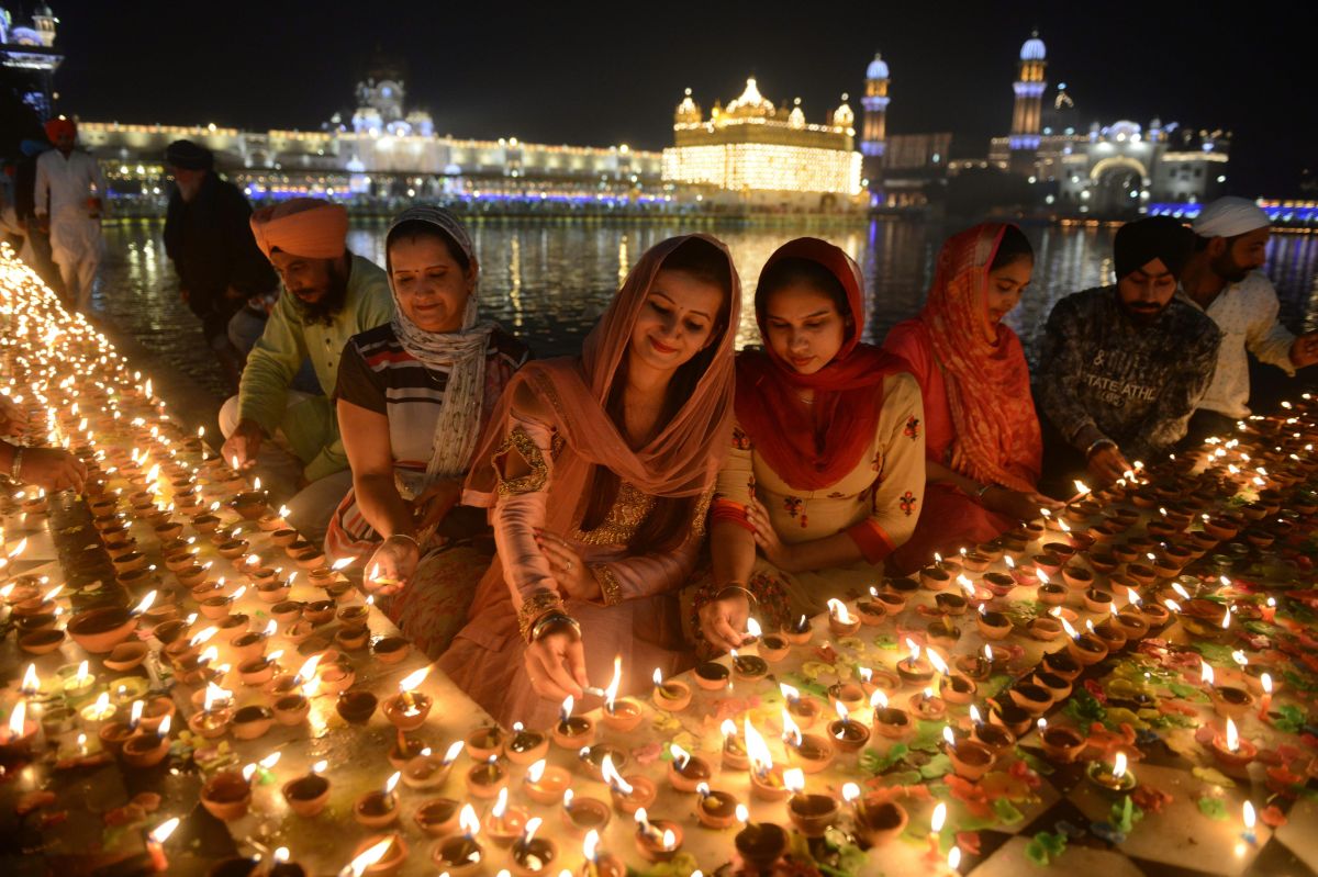 Diwali 2021: India celebra el festival de las luces.