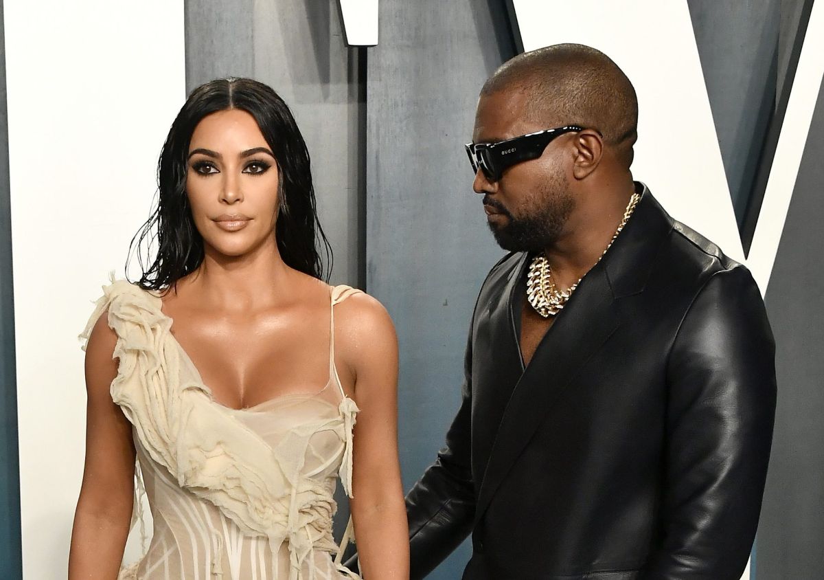 Kim Kardashian y Kanye West.