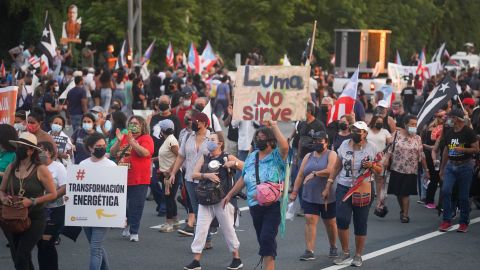 Protesta Luma Energy Puerto Rico