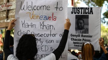 VENEZUELA-JUSTICE-ICC-PROTEST