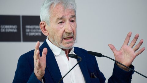 José Sacristán fue galardonado en Tabakalera el 20 de septiembre de 2021.