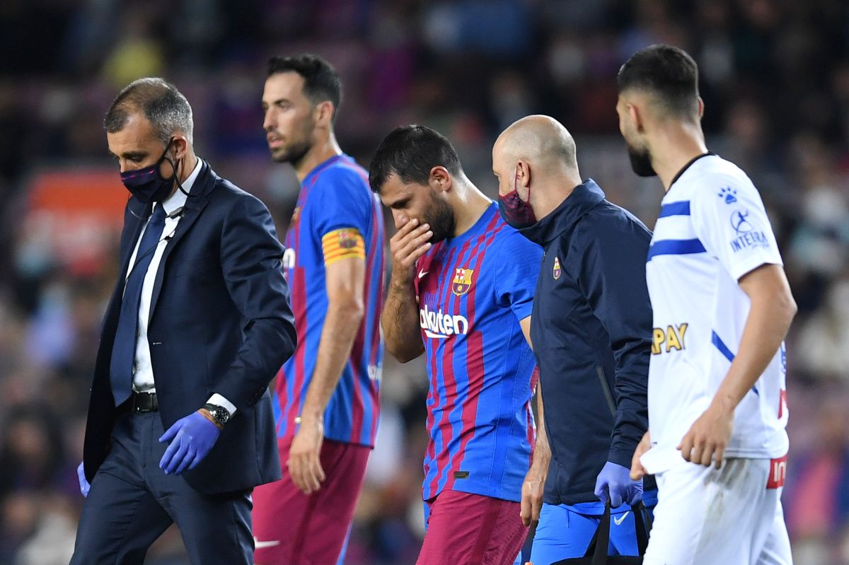 Force “Kun”: Sergio Agüero spoke after leaving the FC Barcelona game with a cardiac arrhythmia