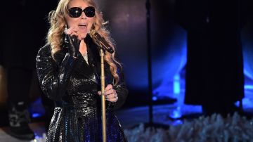 Mariah Carey actúa en el Rockefeller Center el 3 de diciembre