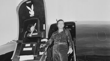 Hugh Hefner compró el avión "Big Bunny" en 1970 y voló por última vez en 1975