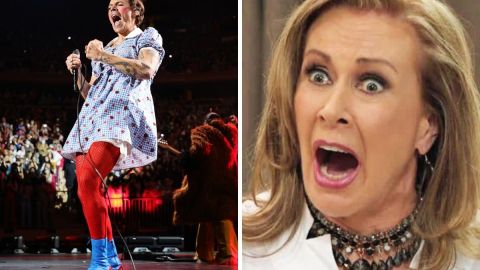 "Tendría que estar enferma": Laura Zapata genera polémica tras comentario hacia Harry Styles en vestido.