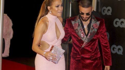 Jennifer López y Maluma.