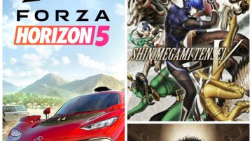 Shin Megami Tensei V. Forza Horizon 5 y Jars.