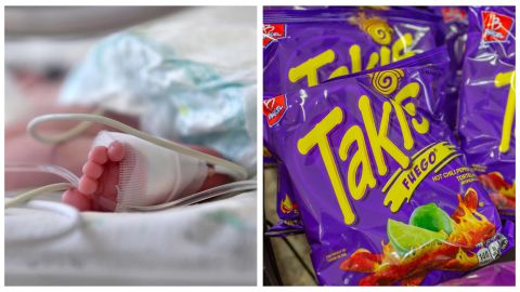 Bebé muere por comer Takis Fuego