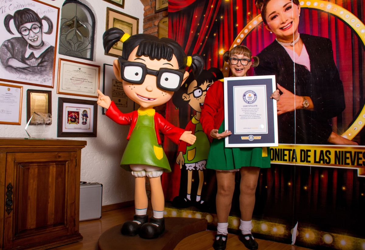 María Antonieta de las Nieves wins a Guinness Record for her character, ‘La Chilindrina’