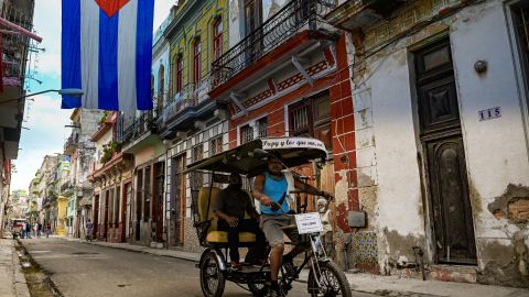 Periodistas de EFE en Cuba.