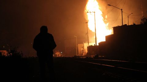 Incendio en mercado de Sonora en México.