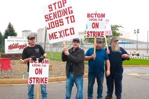 Kellogg's planea reemplazar de forma permanente a trabajadores que están en huelga