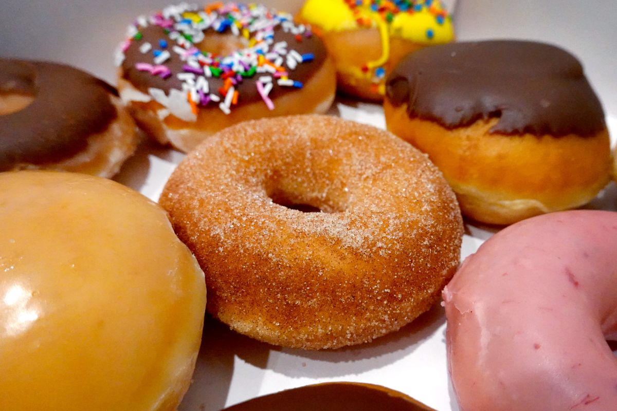 Krispy Kreme is giving out donuts and coffee totally free today on Black Friday