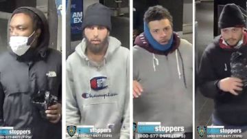 Cuatro sospechosos solicitados por NYPD.