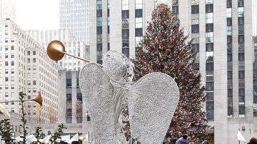 Árbol de Navidad del Rockefeller Center, 5ta Av, NYC.