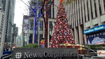 Nuevo árbol de navidad de Fox News, NYC.