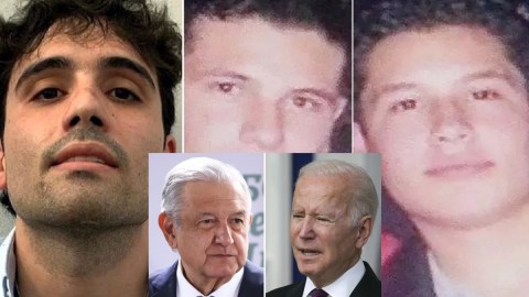 El presidente mexicano López Obrador critica la política de Biden contra líderes de cártes en México.