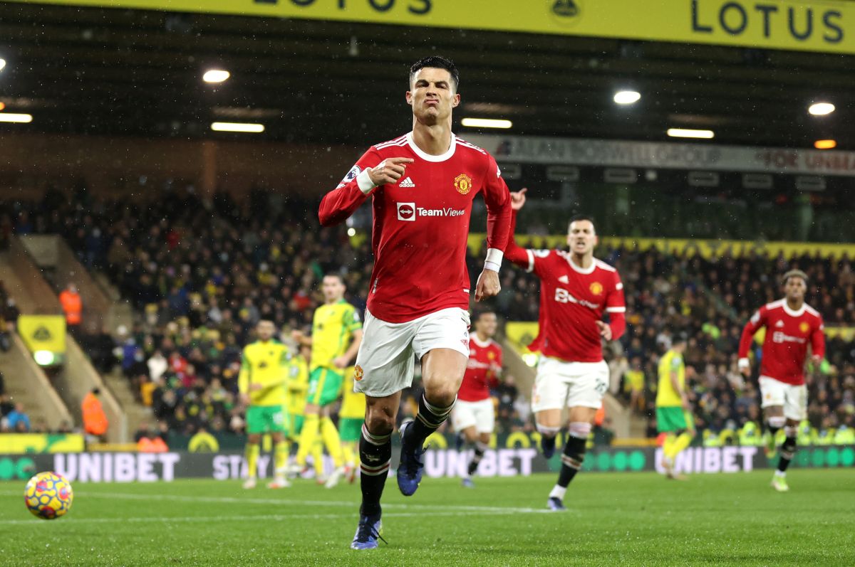 Cristiano Ronaldo nuevamente anotó el gol de la victoria para el Manchester United. 