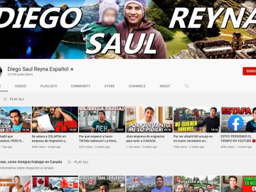 La página de YouTube de Diego Saul Reyna tiene más de 2 millones de seguidores.