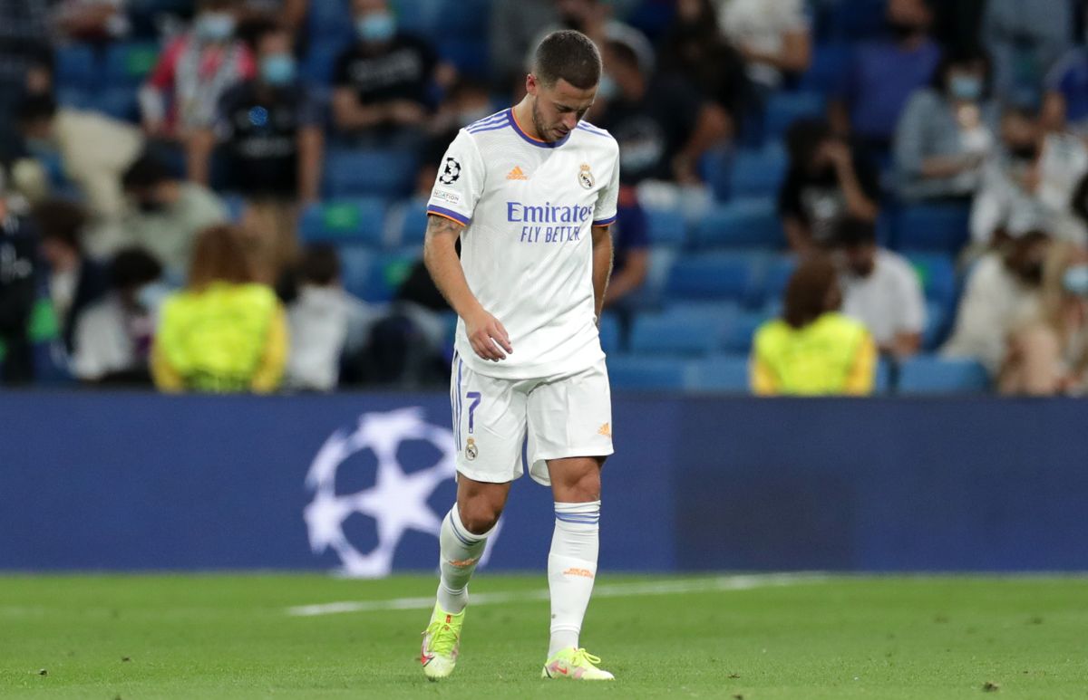Hazard sigue sin poder meterse en el 11 inicial del Real Madrid. 