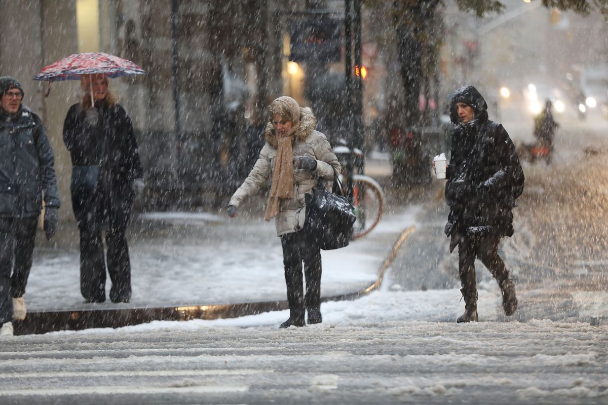 En noviembre de 2018 se registraron las primeras caídas de nieve en la ciudad de Nueva York.