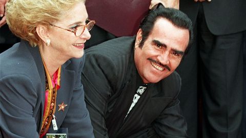 Vicente Fernández y Cuquita.