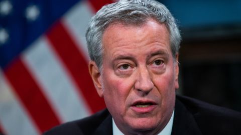 Bill De Blasio, alcalde de Nueva York