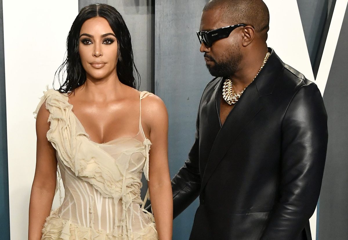 Kim Kardashian y Kanye West.