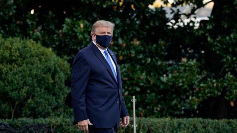 El 2 de octubre del 2020, Trump tuvo que acudir al hospital tras contagio de COVID-19.