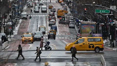 Lluvia en Manhattan, NY.