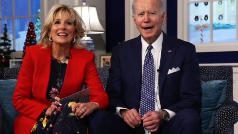 President Biden Calls NORAD Santa Tracker