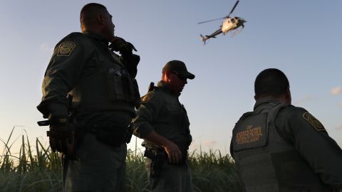 Border Patrol Agents Detain Migrants Near US-Mexico Border