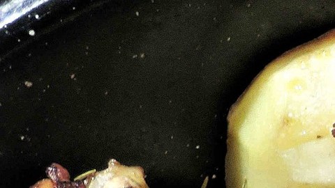 Muslos de pollo asados