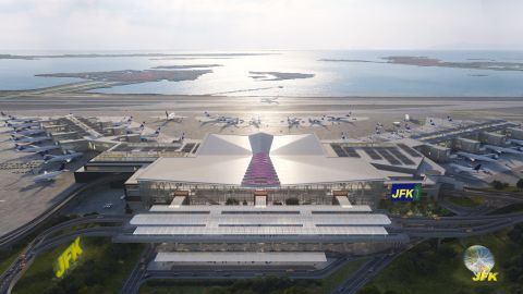 La nueva sección del JFK ocupará el espacio que actualmente sirve como Terminal 1, Terminal 2 y Terminal 3