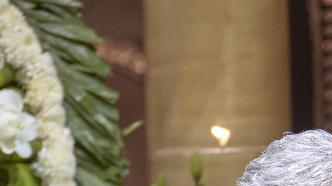 Cuquita Abarca, viuda de Vicente Fernández.