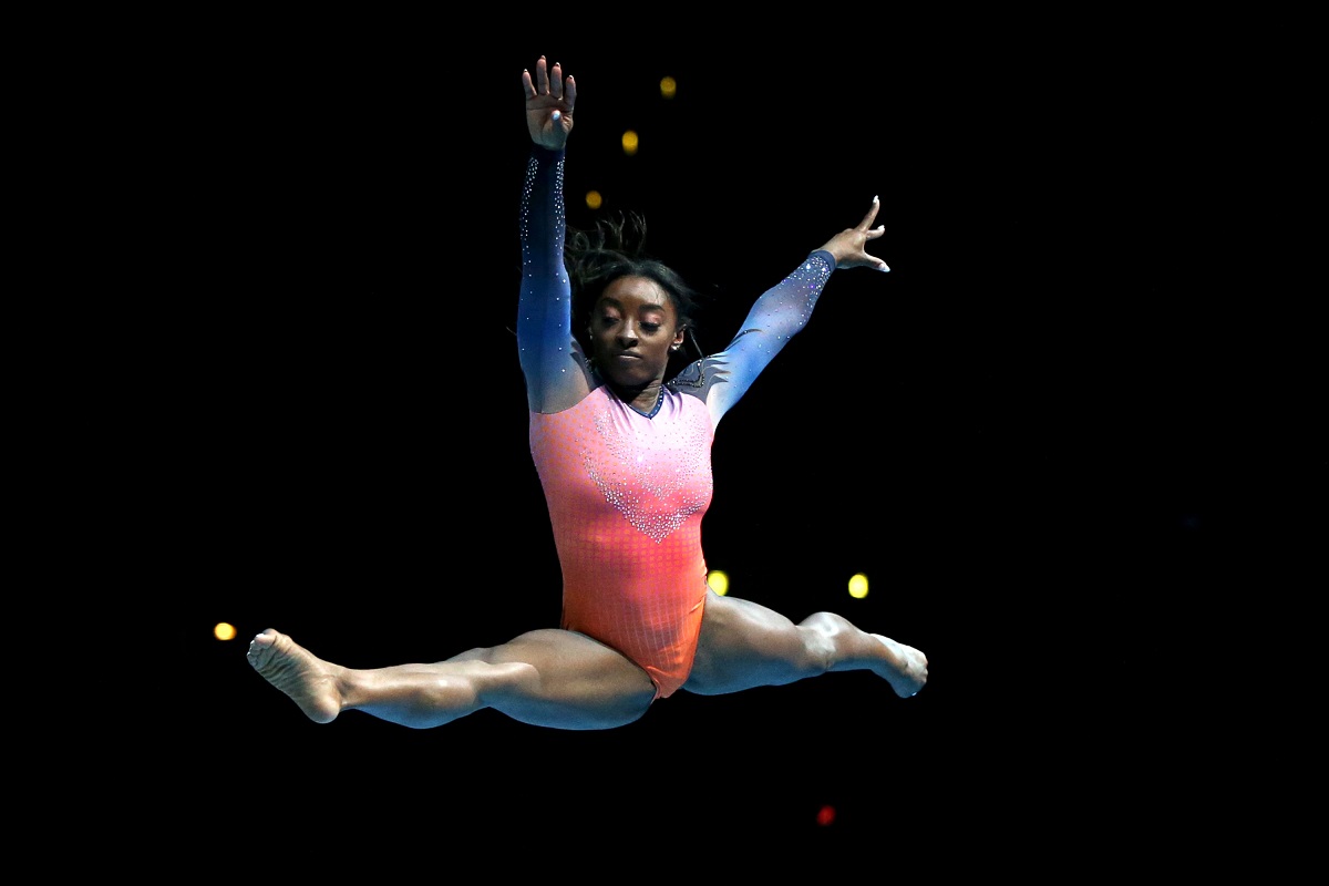 Biles won five gymnastics world championships.