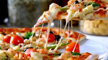 Valor nutricional rebanada pizza