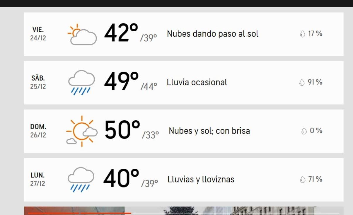 clima new york 24 diciembre