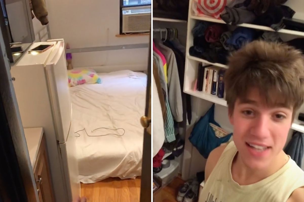 El vídeo viral que muestra el apartamento 'más pequeño' de Nueva York.