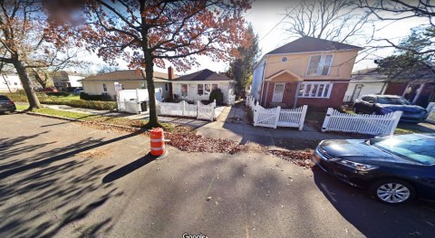 Calle en el vecindario Jamaica, Queens, NYC.