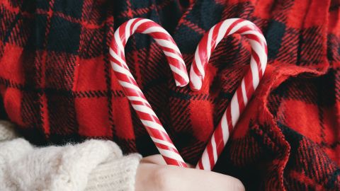 bastones de caramelo de navidad